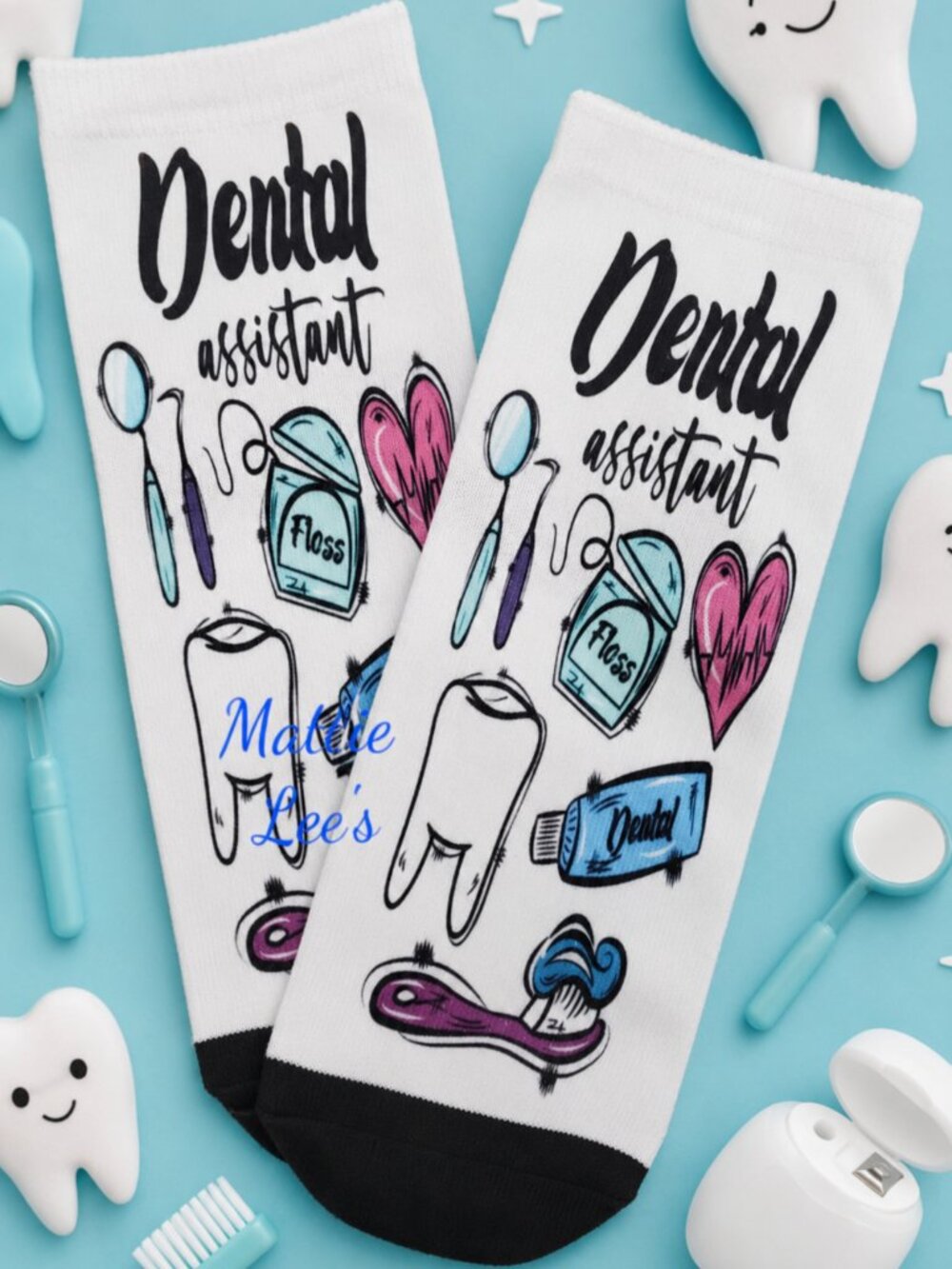 Dental Assistant Ankle Socks